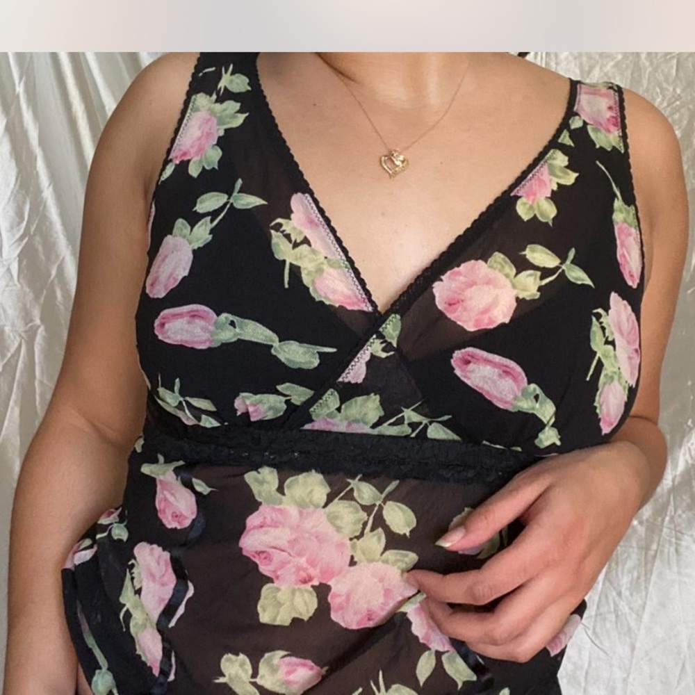 The Limited Black Floral top